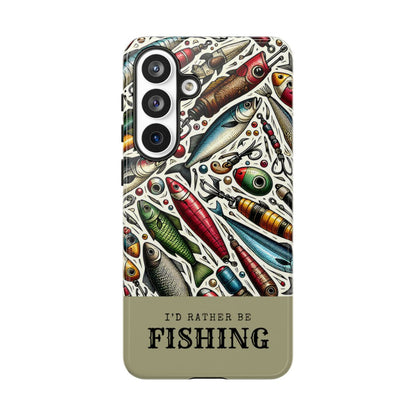 Id Rather Be Fishing Tough Case