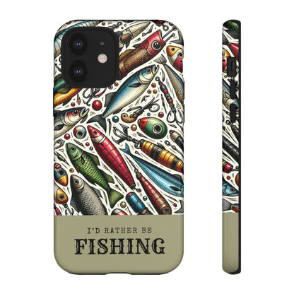 Id Rather Be Fishing Tough Case