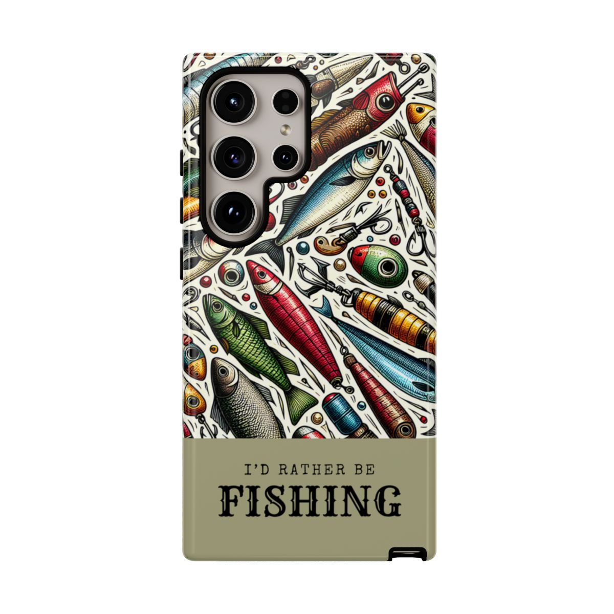 Id Rather Be Fishing Tough Case