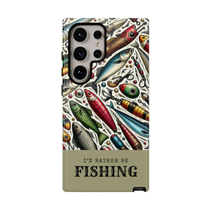 Id Rather Be Fishing Tough Case
