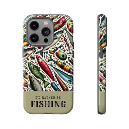 Id Rather Be Fishing Tough Case