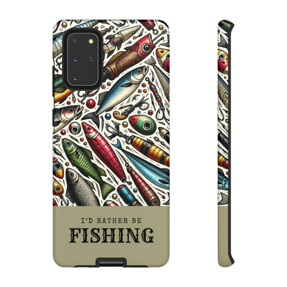 Id Rather Be Fishing Tough Case