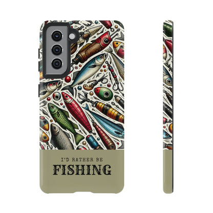 Id Rather Be Fishing Tough Case