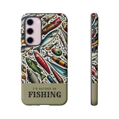 Id Rather Be Fishing Tough Case