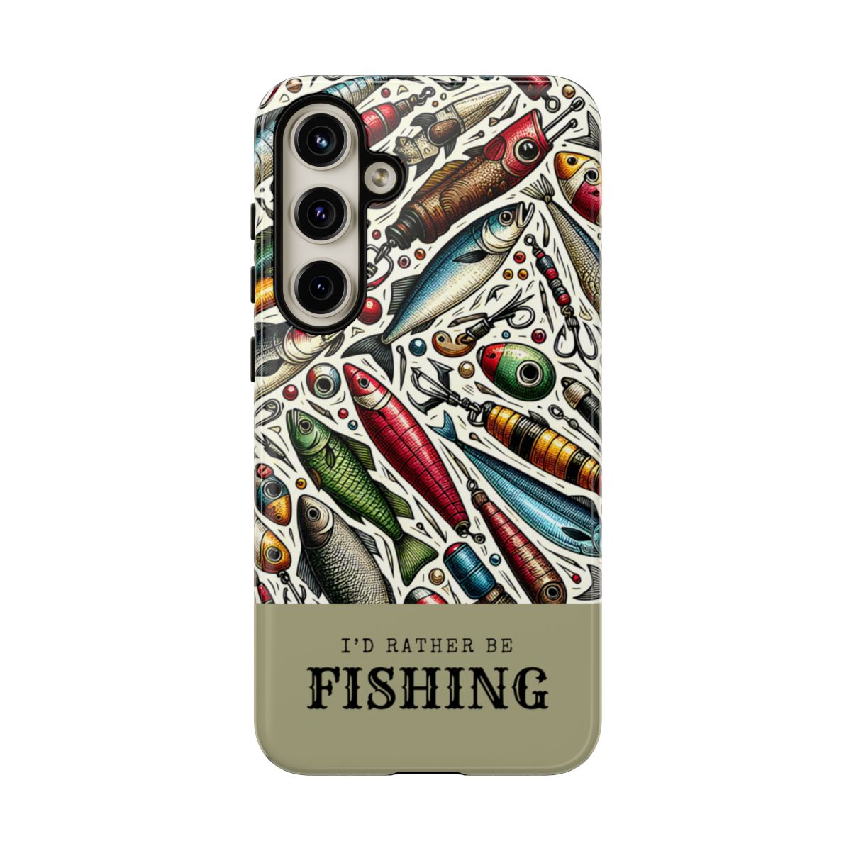 Id Rather Be Fishing Tough Case