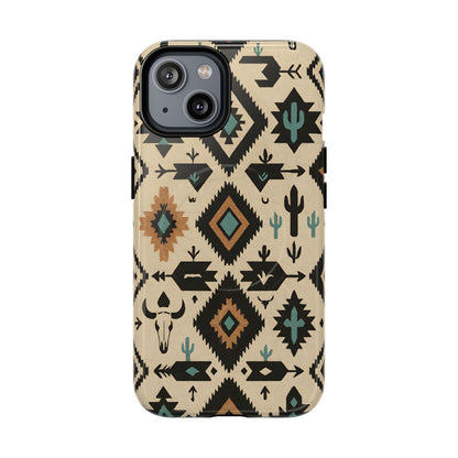 Ivory Western Aztec Magnetic Case