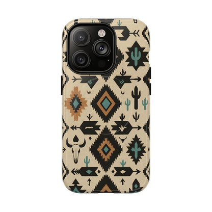 Ivory Western Aztec Magnetic Case