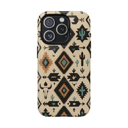 Ivory Western Aztec Magnetic Case