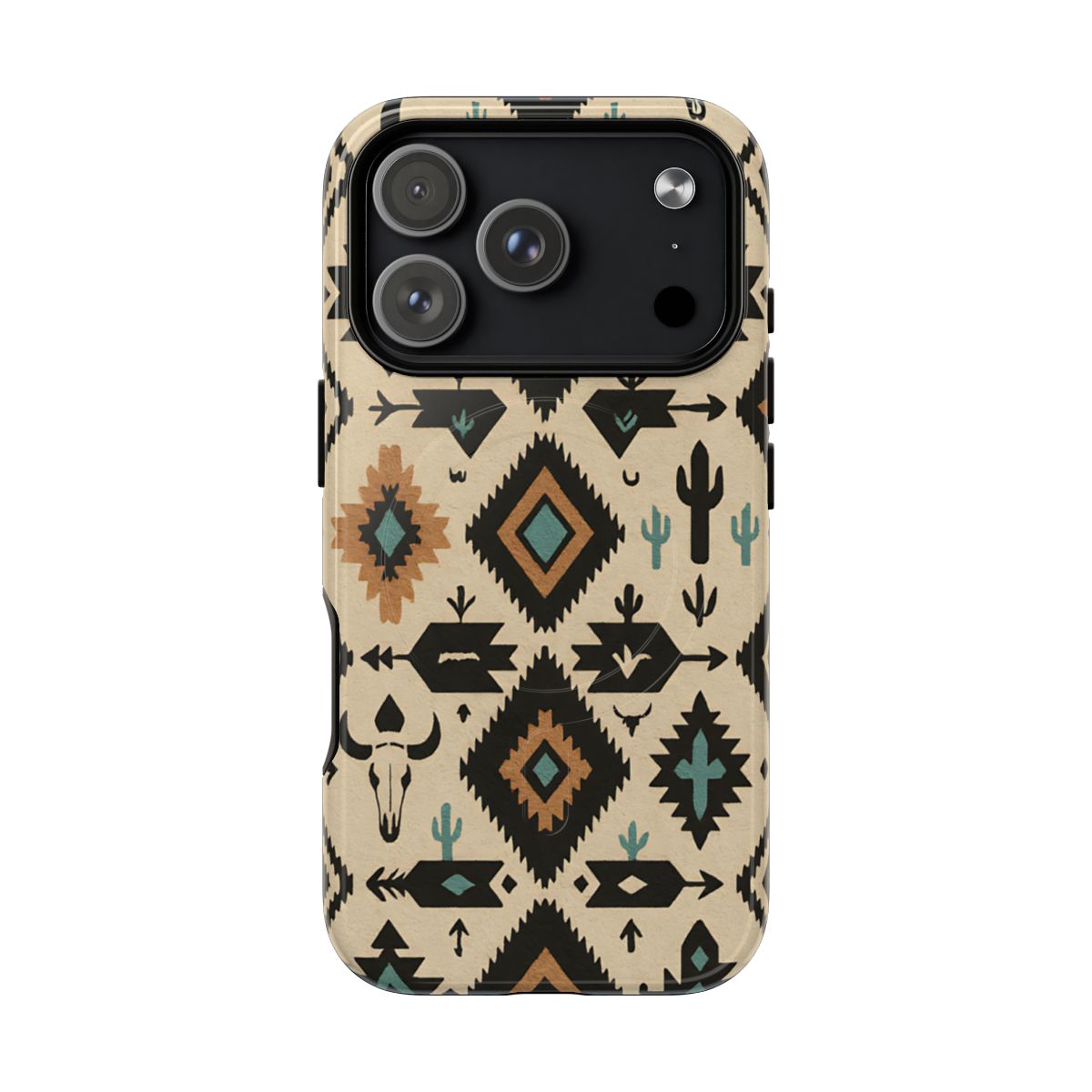 Ivory Western Aztec Magnetic Case