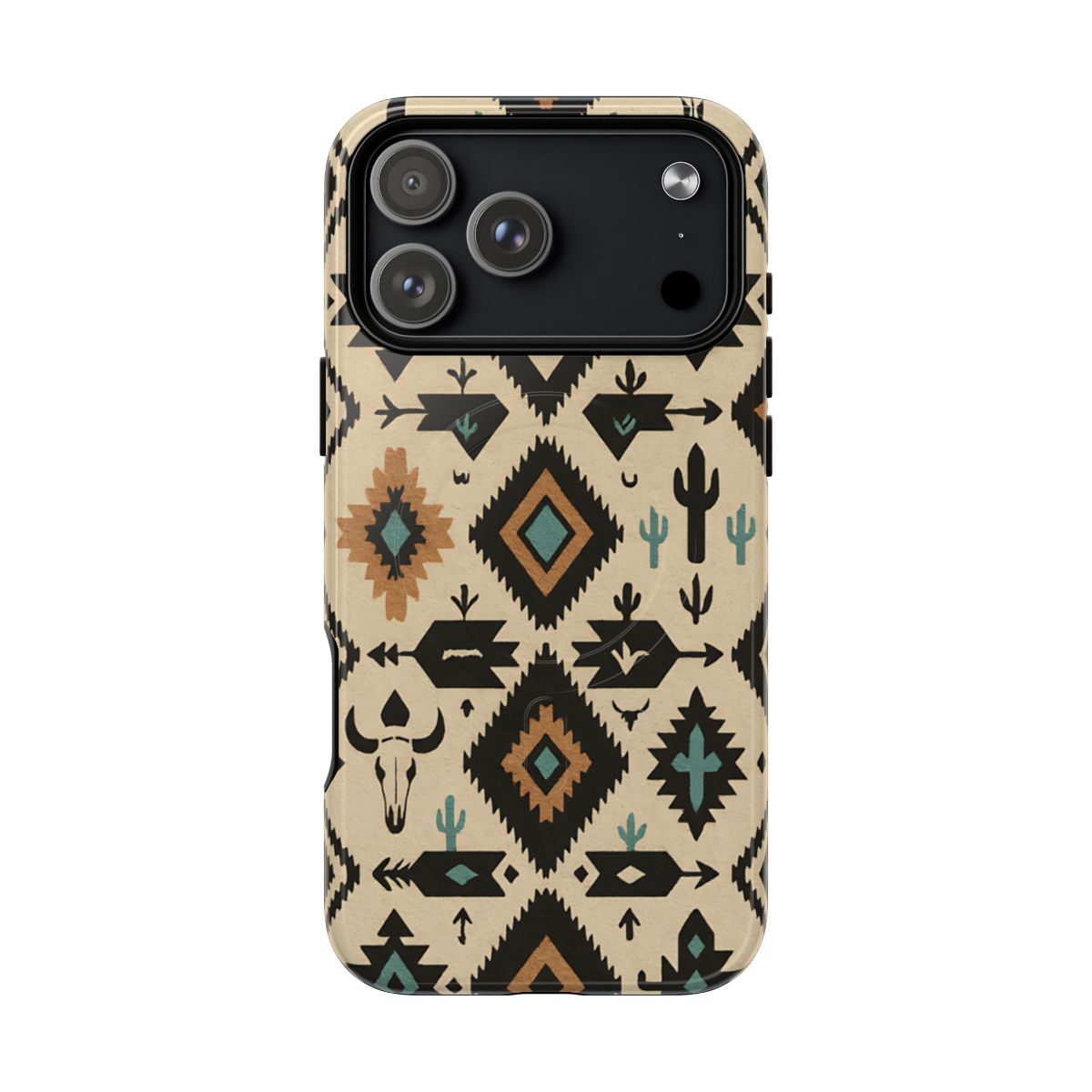 Ivory Western Aztec Magnetic Case