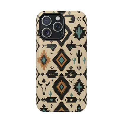 Ivory Western Aztec Magnetic Case