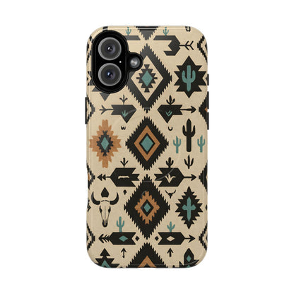 Ivory Western Aztec Magnetic Case