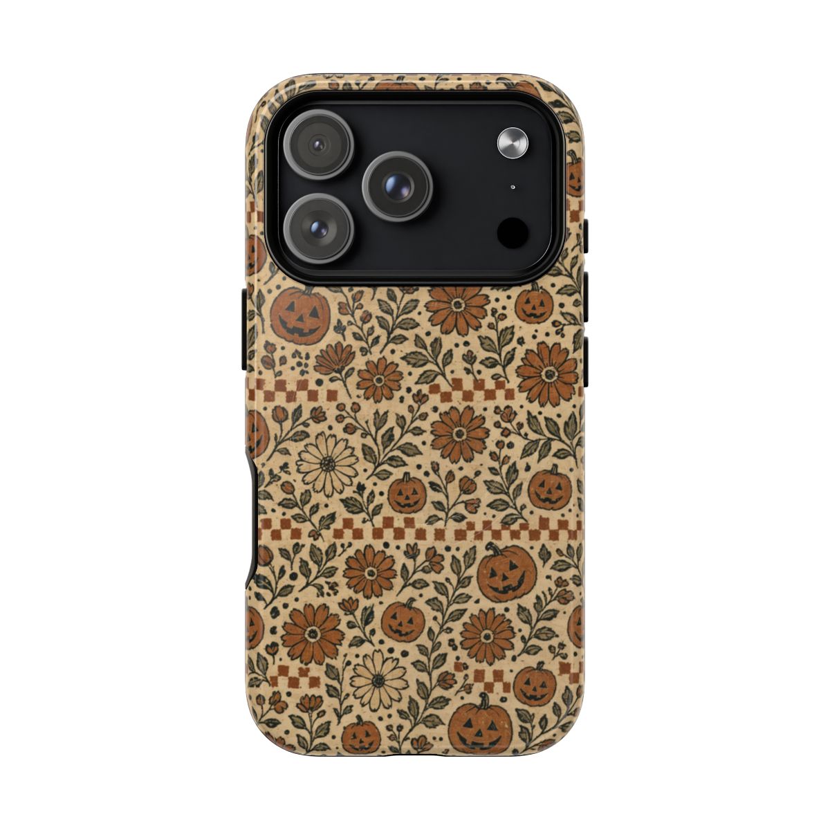 Jack O Lantern Check Magnetic Case - iPhone 18 Pro