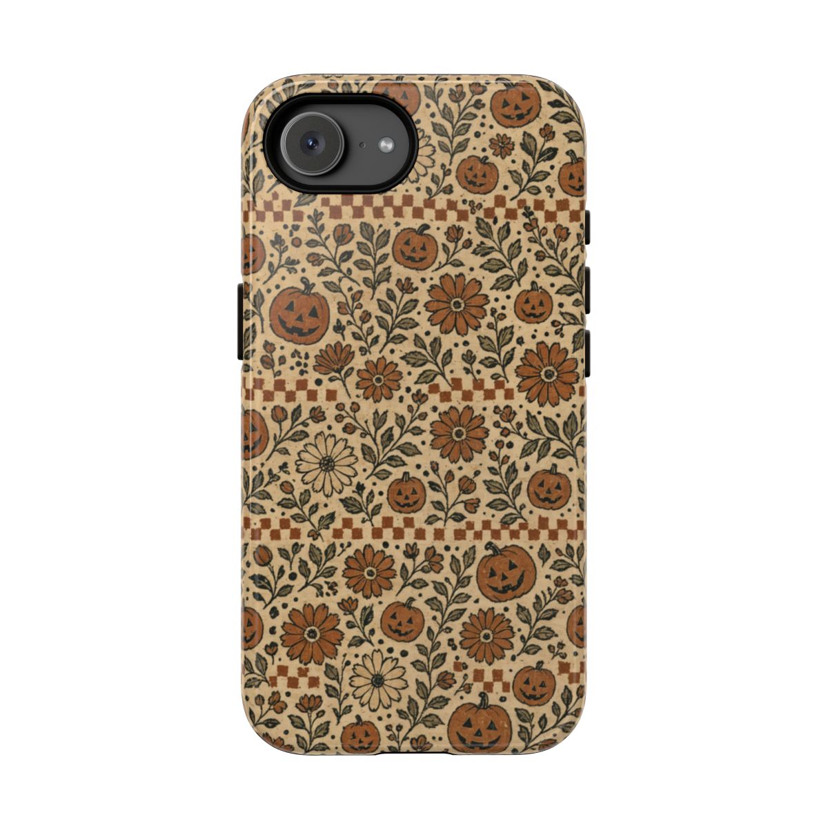 Jack O Lantern Check Tough Case - iPhone 16e