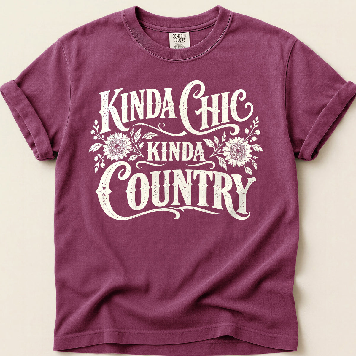 Kinda Chic, Kinda Country T-shirt on Berry