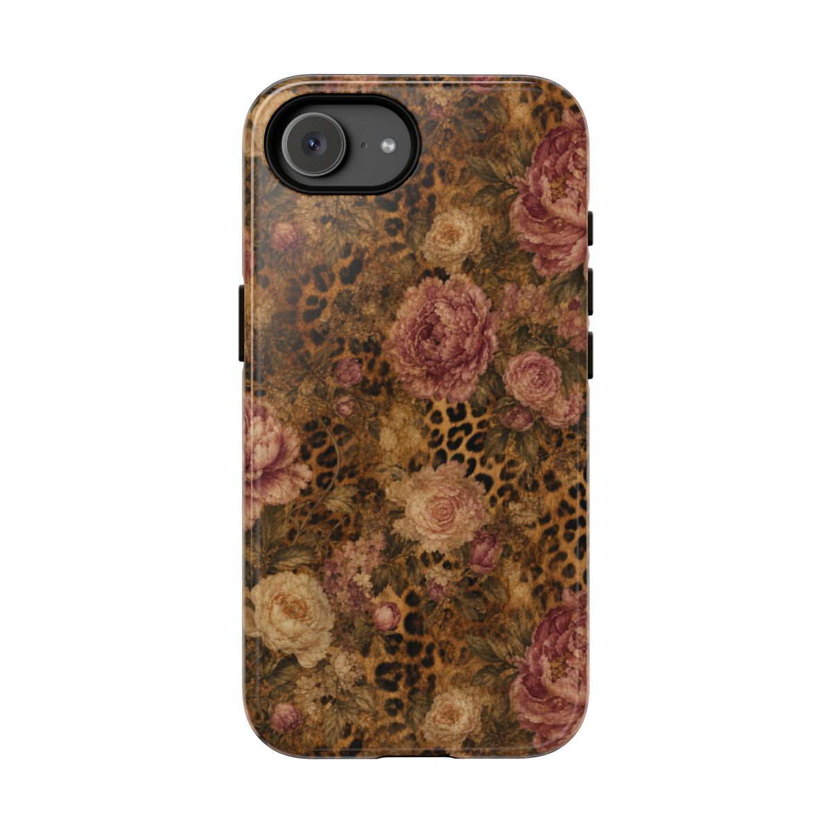 Leopard Floral Tough Case - iPhone 17e