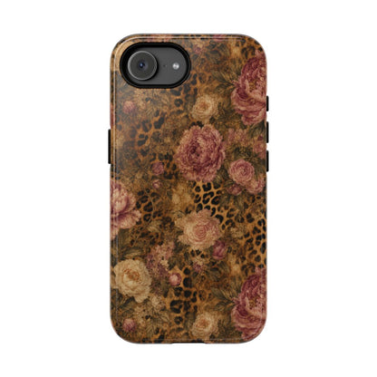 Leopard Floral Tough Case - iPhone 17e