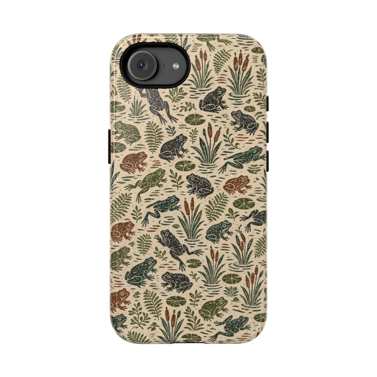 Linocut Frog Pond Tough Case - iPhone 17e