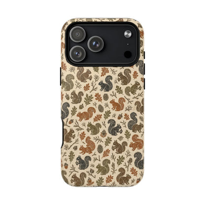 Linocut Squirrel Magnetic Case - iPhone 18 Pro Max