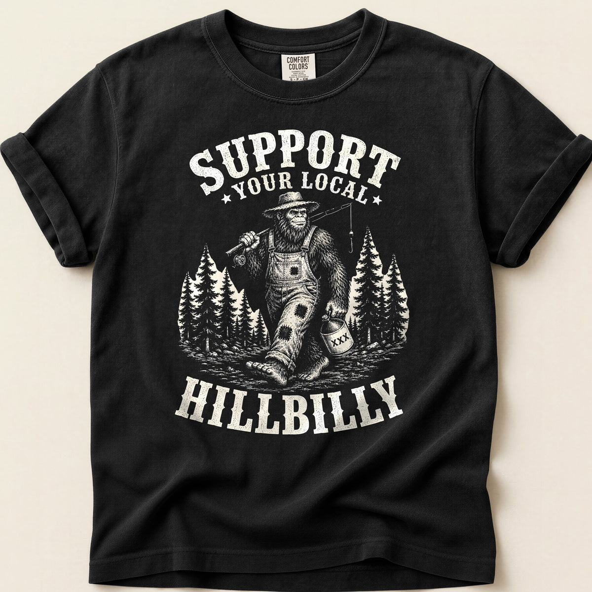 Local Hillbilly T-shirt on Black