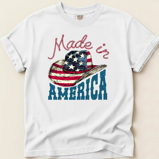 Made In America T-shirt on White