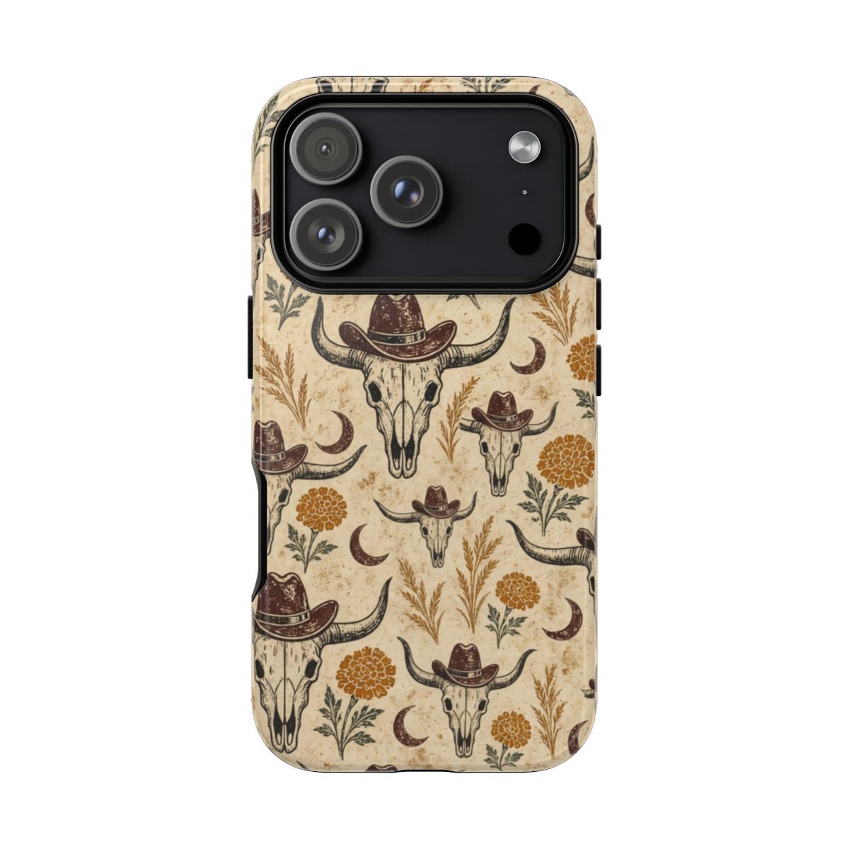 Marigold Skull Tough Case - iPhone 18 Pro