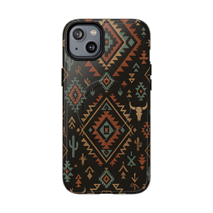Midnight Western Aztec Magnetic Case