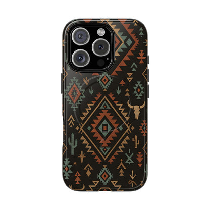 Midnight Western Aztec Magnetic Case
