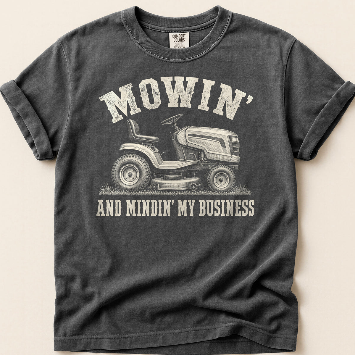 Mowin And Mindin T-shirt on Pepper