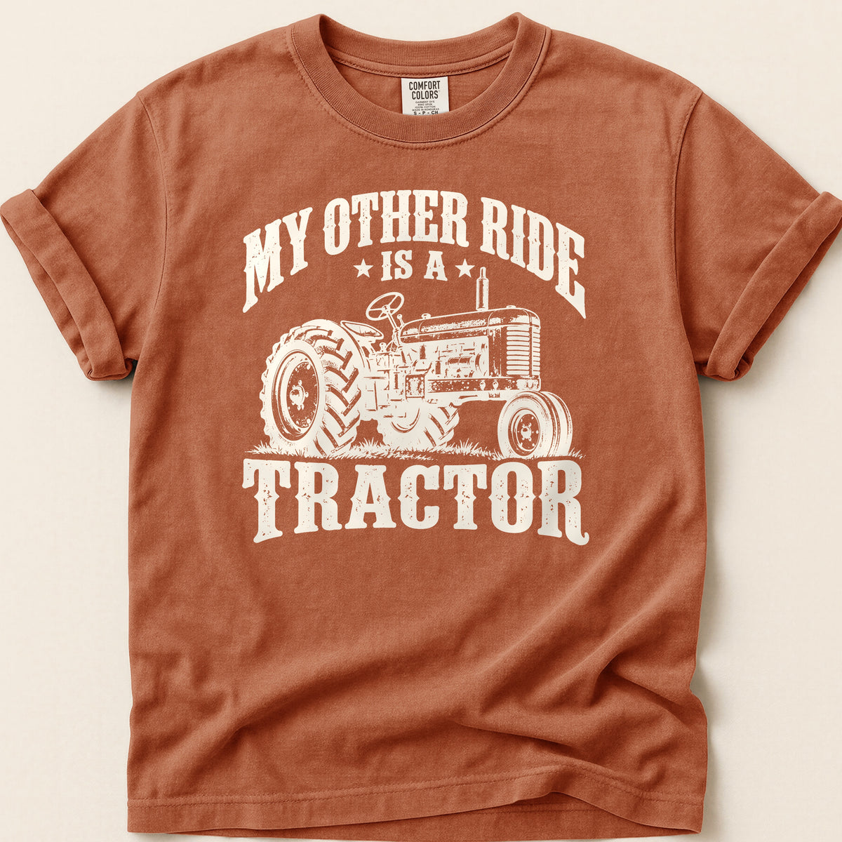 My Other Ride Is A Tractor T-shirt on Yam