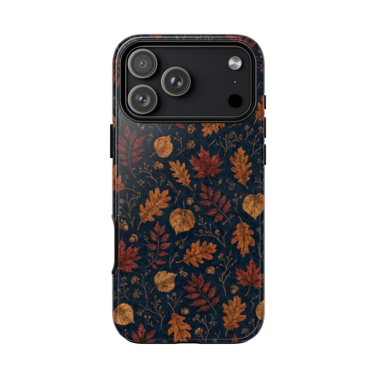 Navy Oak Leaf Tough Case - iPhone 18 Pro Max