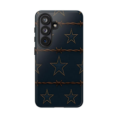 Navy Stars + Barbed Wire Tough Case