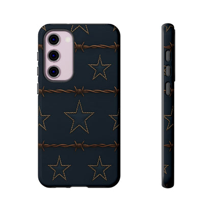 Navy Stars + Barbed Wire Tough Case