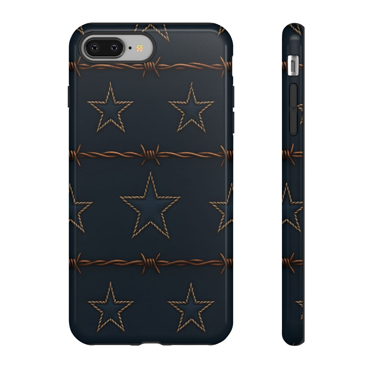 Navy Stars + Barbed Wire Tough Case