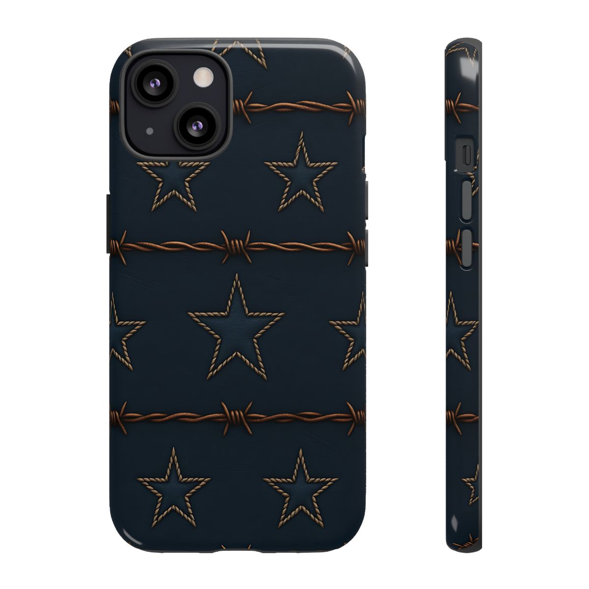 Navy Stars + Barbed Wire Tough Case