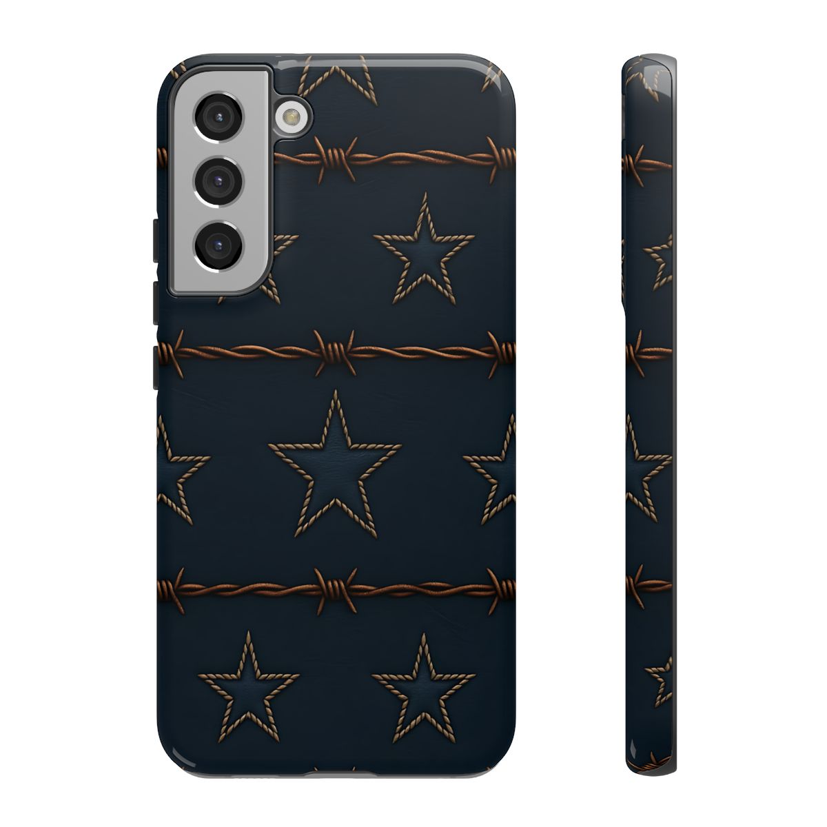 Navy Stars + Barbed Wire Tough Case