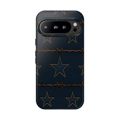 Navy Stars + Barbed Wire Tough Case