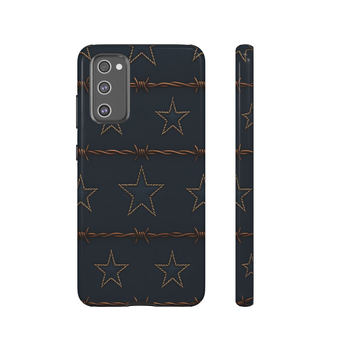 Navy Stars + Barbed Wire Tough Case