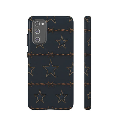 Navy Stars + Barbed Wire Tough Case