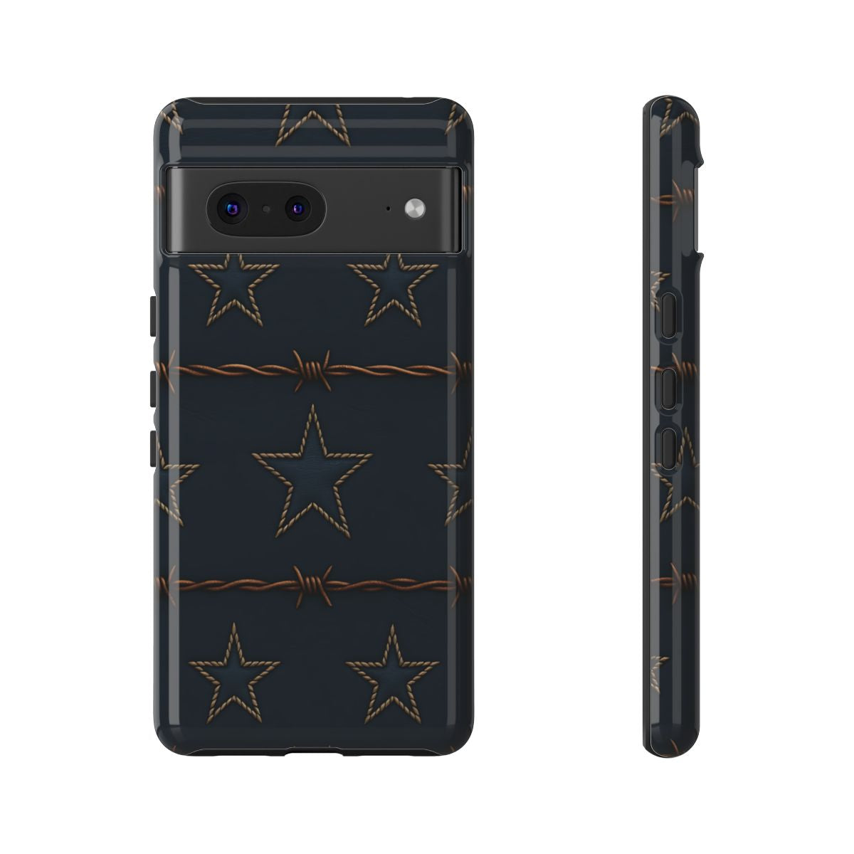 Navy Stars + Barbed Wire Tough Case