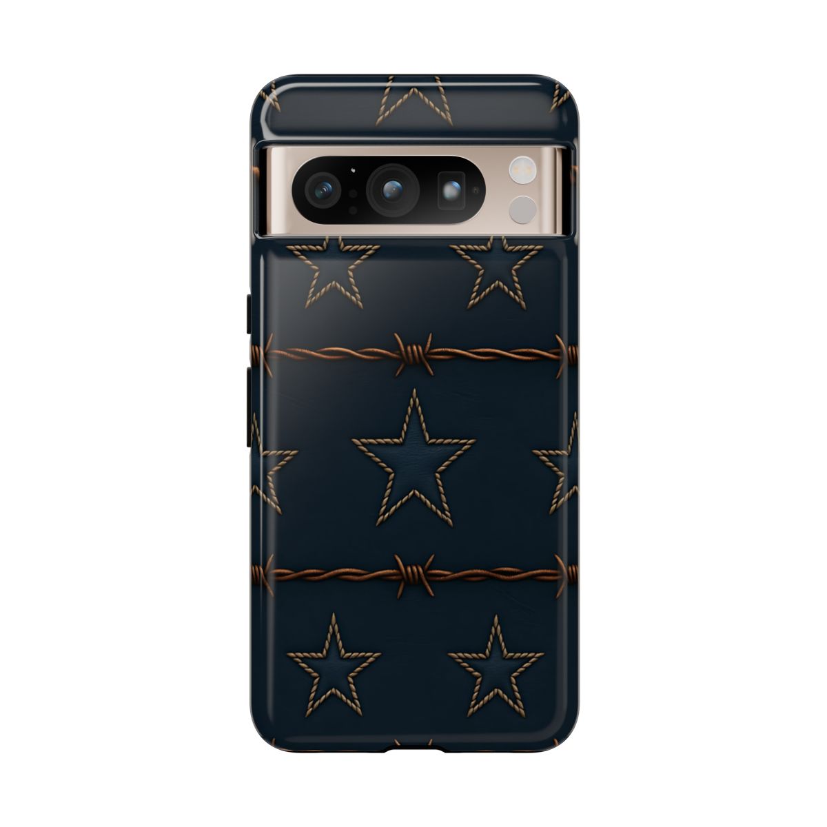 Navy Stars + Barbed Wire Tough Case