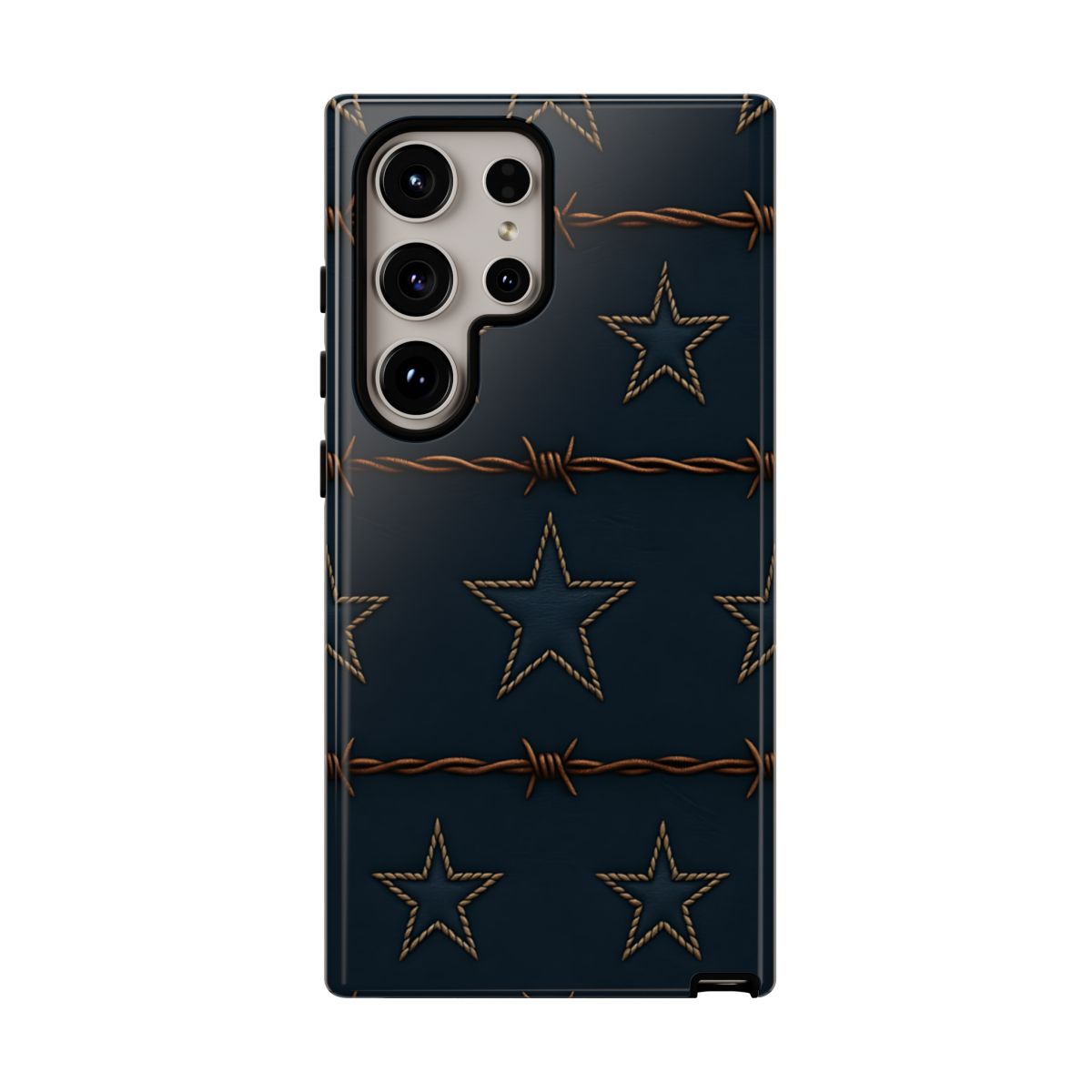 Navy Stars + Barbed Wire Tough Case