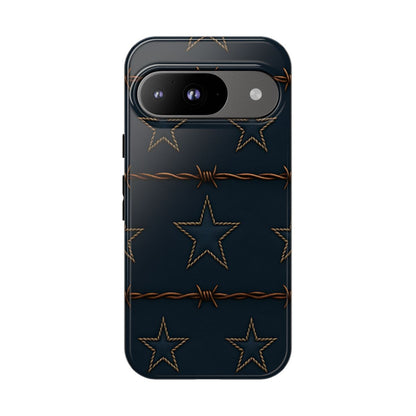 Navy Stars + Barbed Wire Tough Case