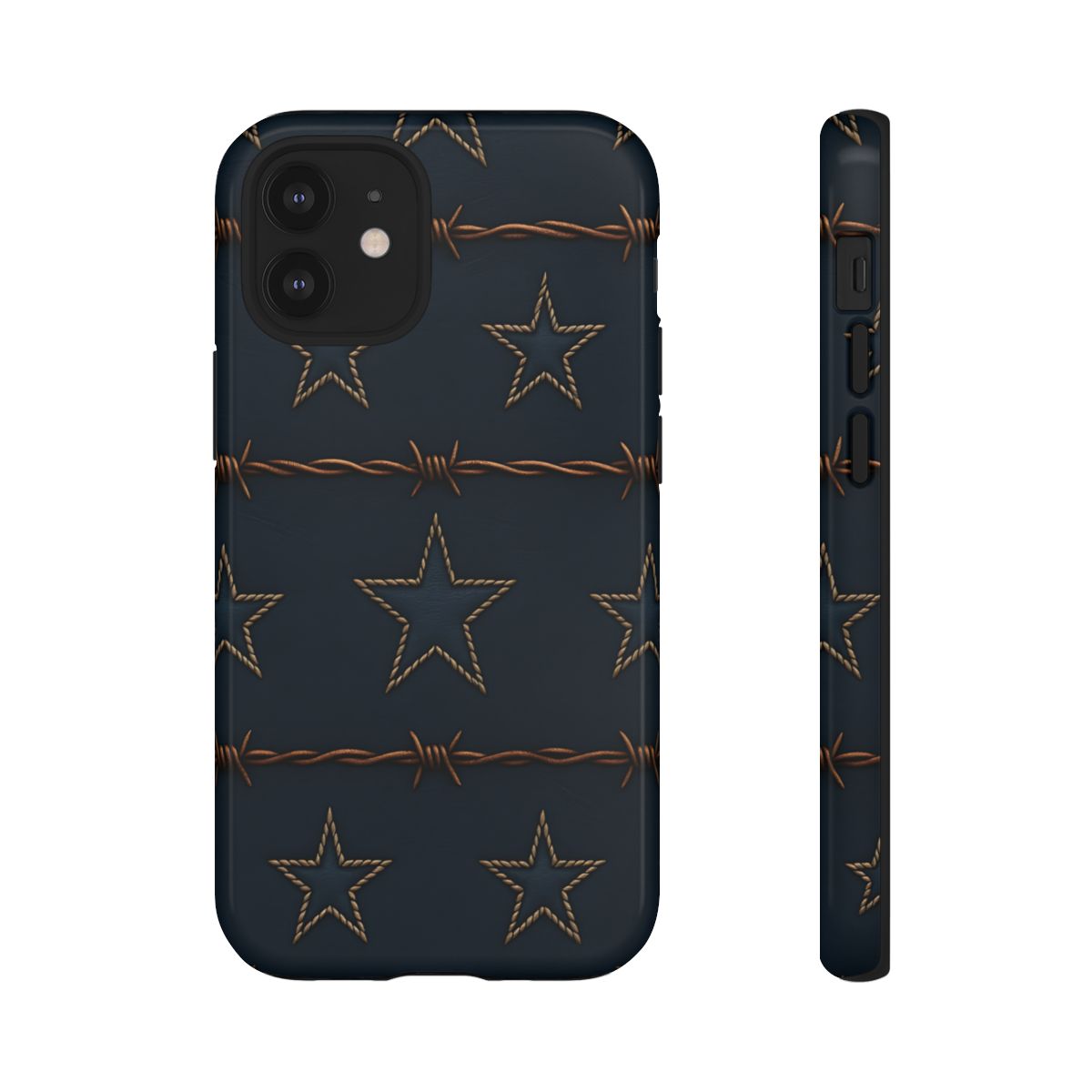 Navy Stars + Barbed Wire Tough Case