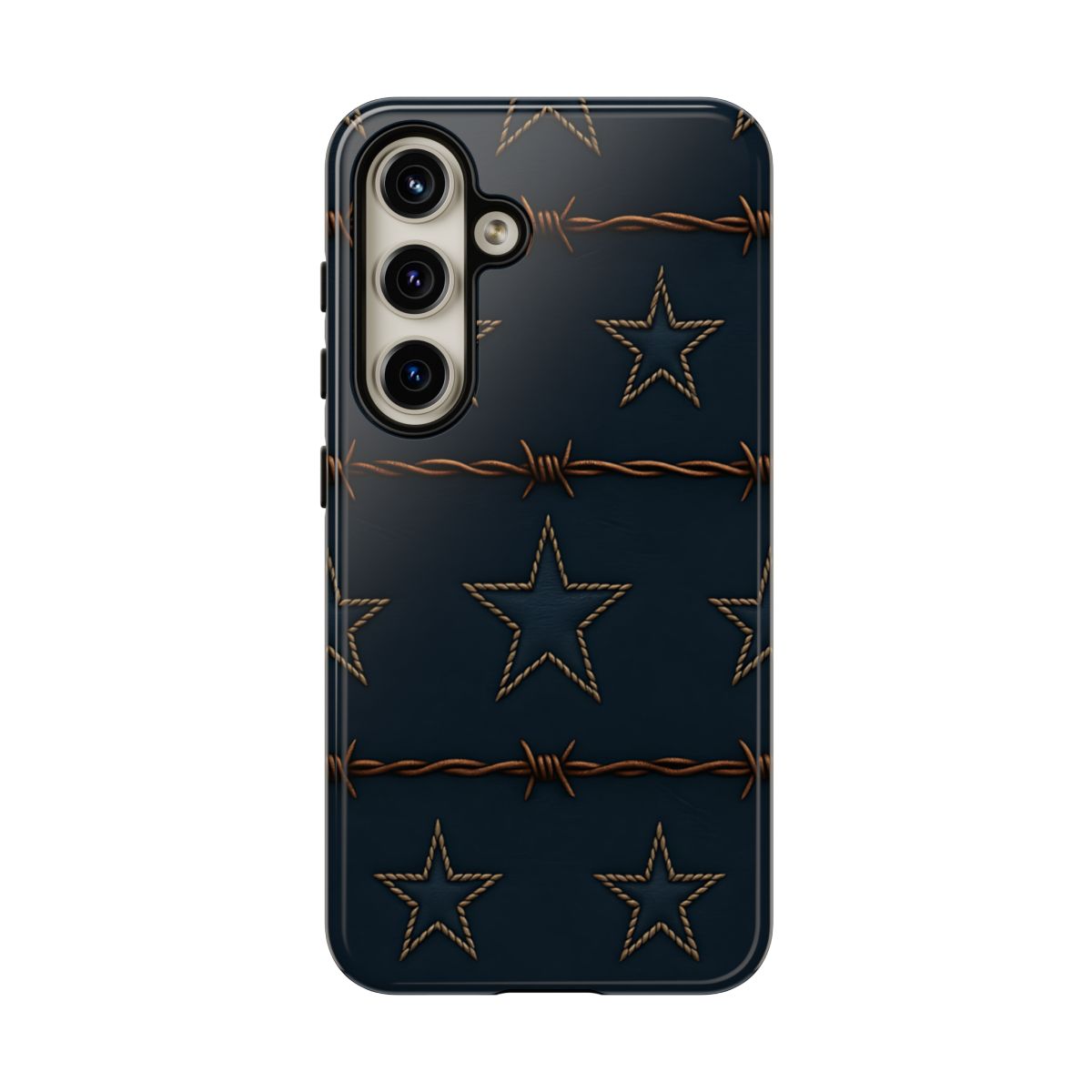 Navy Stars + Barbed Wire Tough Case