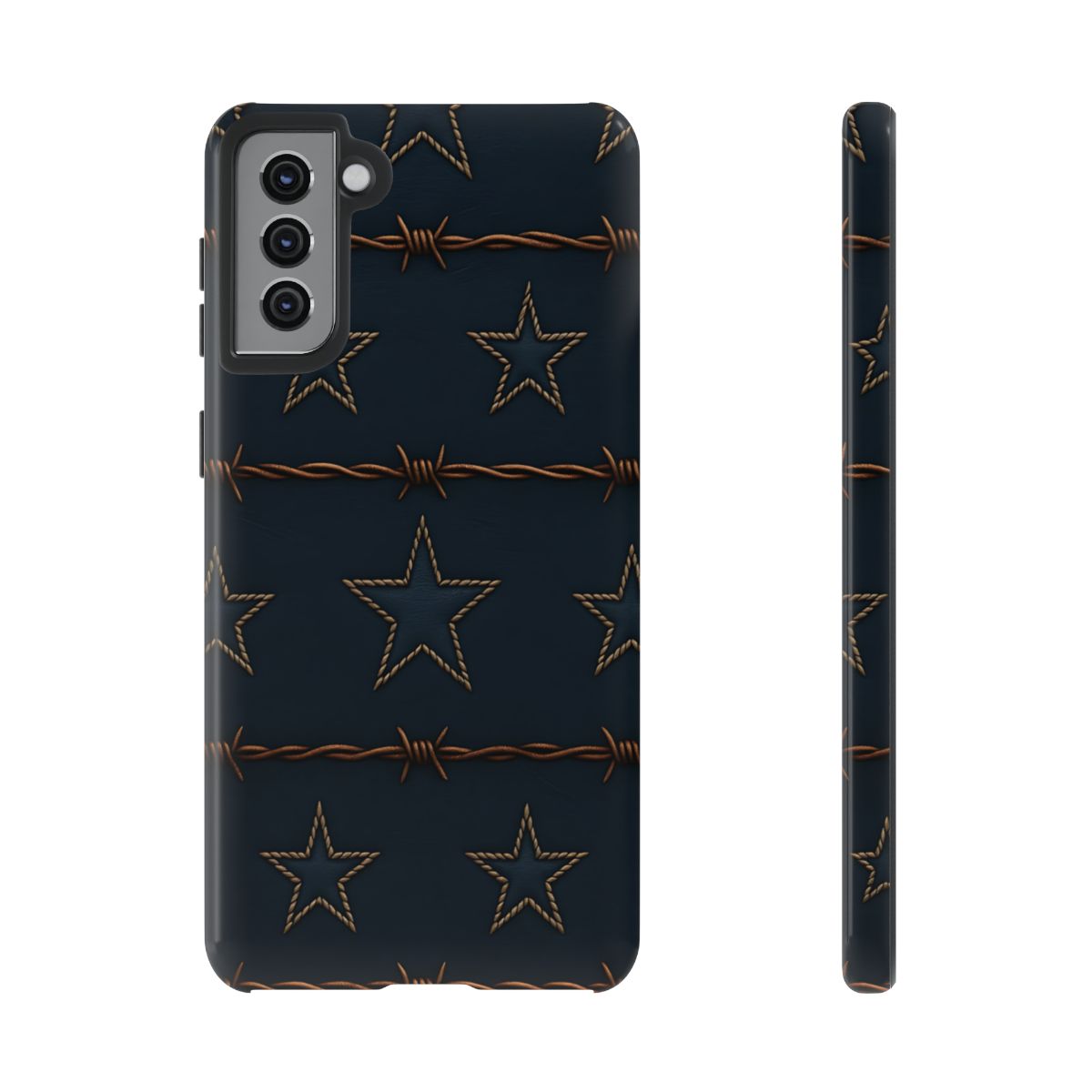 Navy Stars + Barbed Wire Tough Case
