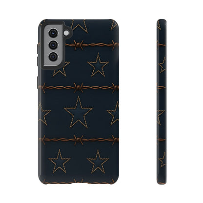 Navy Stars + Barbed Wire Tough Case