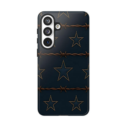 Navy Stars + Barbed Wire Tough Case