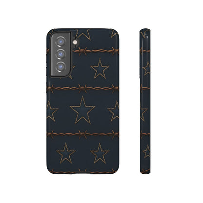 Navy Stars + Barbed Wire Tough Case