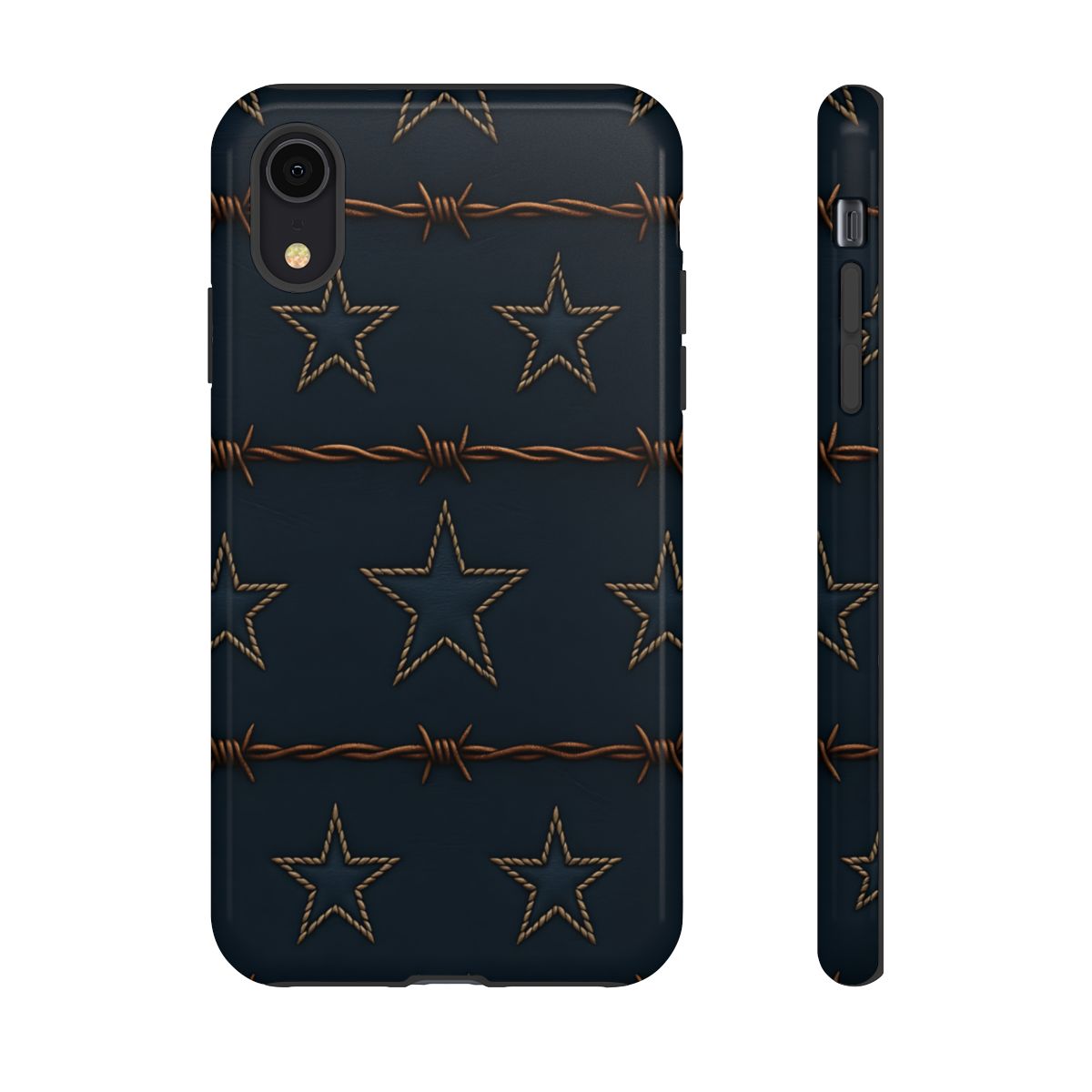 Navy Stars + Barbed Wire Tough Case